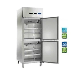 ARMADIO REFRIGERATO PROFESSIONALE COMBINATO 300TN+300BT 68x86 H197