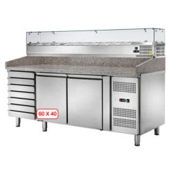 BANCO PIZZA 2 ANTE + CASSETTIERA