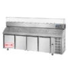 BANCO PIZZA 4 ANTE CM 271x80 VETRINA CM 33/38 -Vendite Arrigoni banco pizza 4 ante cm 271x80 vetrina cm 3338
