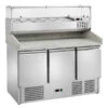 BANCO PIZZA INOX P.70 3 ANTE 140X70 H101 -Vendite Arrigoni banco pizza inox profondita cm70 3 ante