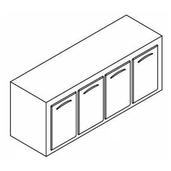 CELLA BAR DA INCASSO REFRIGERATA CM.200 4 ANTE 3 CELLA BAR DA INCASSO REFRIGERATA CM.200 4 ANTE