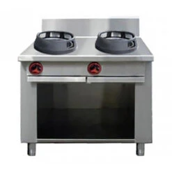CUCINA CINESE MURALE 2 FUOCHI IN LINEA