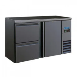 ESPOSITORE REFRIGERATO VENTILATO 1 ANTA E 2 CASSETTI 0/+10°