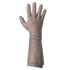 GUANTO ANTINFORTUNISTICO CON AVAMBRACCIO INOX