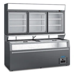 MURALE CON POZZETTO ESPOSITIVO -18/-22°C 210,4X85 H210,2