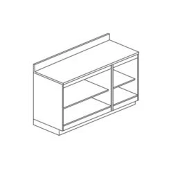 RETRO BANCO BAR NEUTRO A GIORNO CM 150