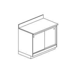 RETRO BANCO BAR NEUTRO CON ANTE CM 100