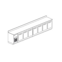 RETRO BANCO BAR REFRIGERATO CM.400 7 ANTE