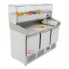 SALADETTE PIZZA +2/+8°C 3 ANTE P.70 + VETRINA 33/38 -Vendite Arrigoni saladette pizza 28c 3 ante p70 vetrina 3338