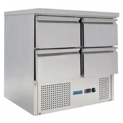 SALADETTE REFRIGERATO 4 CASSETTI 90X70 H85 CM +2/+10°