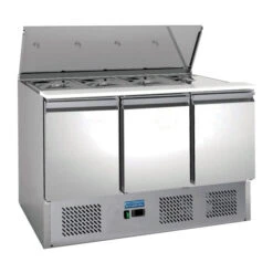 SALADETTE REFRIGERATO STATICO 3 ANTE 136,5X70 H86,5 CM +2/+8°