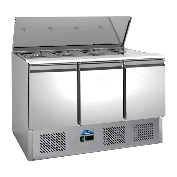 SALADETTE REFRIGERATO STATICO 3 ANTE 136,5X70 H86,5 CM +2/+8° 3 SALADETTE REFRIGERATO STATICO 3 ANTE 136,5X70 H86,5 CM +2/+8°