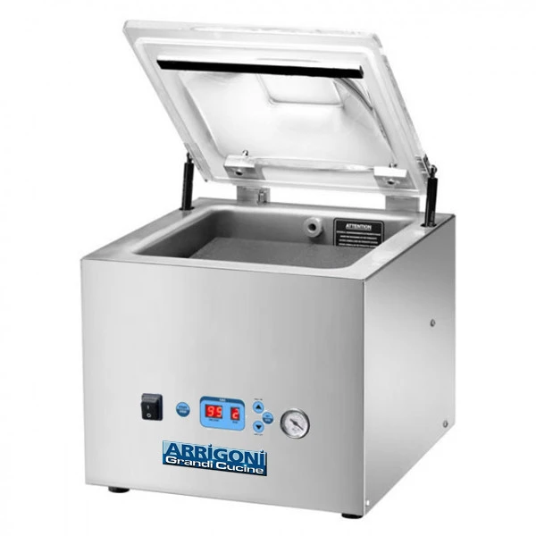 SOTTOVUOTO INOX A CAMPANA CM.30 3 SOTTOVUOTO INOX A CAMPANA CM.30