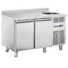 TAVOLO REFRIGERATO PROFESSIONALE 2 ANTE CON VASCA 0/+8° + ALZATINA 1 TAVOLO REFRIGERATO PROFESSIONALE 2 ANTE CON VASCA 0/+8° + ALZATINA -Vendite Arrigoni tavolo refrigerato 2 ante con vasca 08 alzatina
