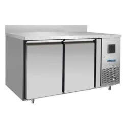 TAVOLO FRIGO PROFESSIONALE -2/+8° CLASSE A 2 ANTE + ALZATINA