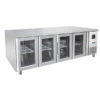 TAVOLO REFRIGERATO PROFESSIONALE GN1/1 4 ANTE VETRO 0/+8° -Vendite Arrigoni tavolo refrigerato gn11 4 ante vetro 08