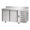TAVOLO REFRIGERATO INOX 2 ANTE 0/+10° + ALZATINA 142X70 H85/92 CM -Vendite Arrigoni tavolo refrigerato inox 2 ante 010 alzatina 142x70 h92 cm