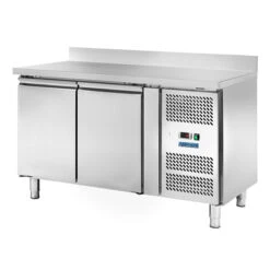 TAVOLO REFRIGERATO PROFESSIONALE LINEA 60 2 ANTE -2/+8° + ALZATINA