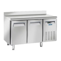 TAVOLO REFRIGERATO PROFESSIONALE P.60 2 ANTE -2/+8° + ALZATINA