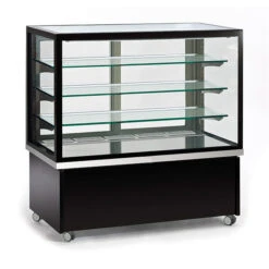 VETRINA PASTICCERIA +5/-18° 134x73,5 H134 3 RIPIANI